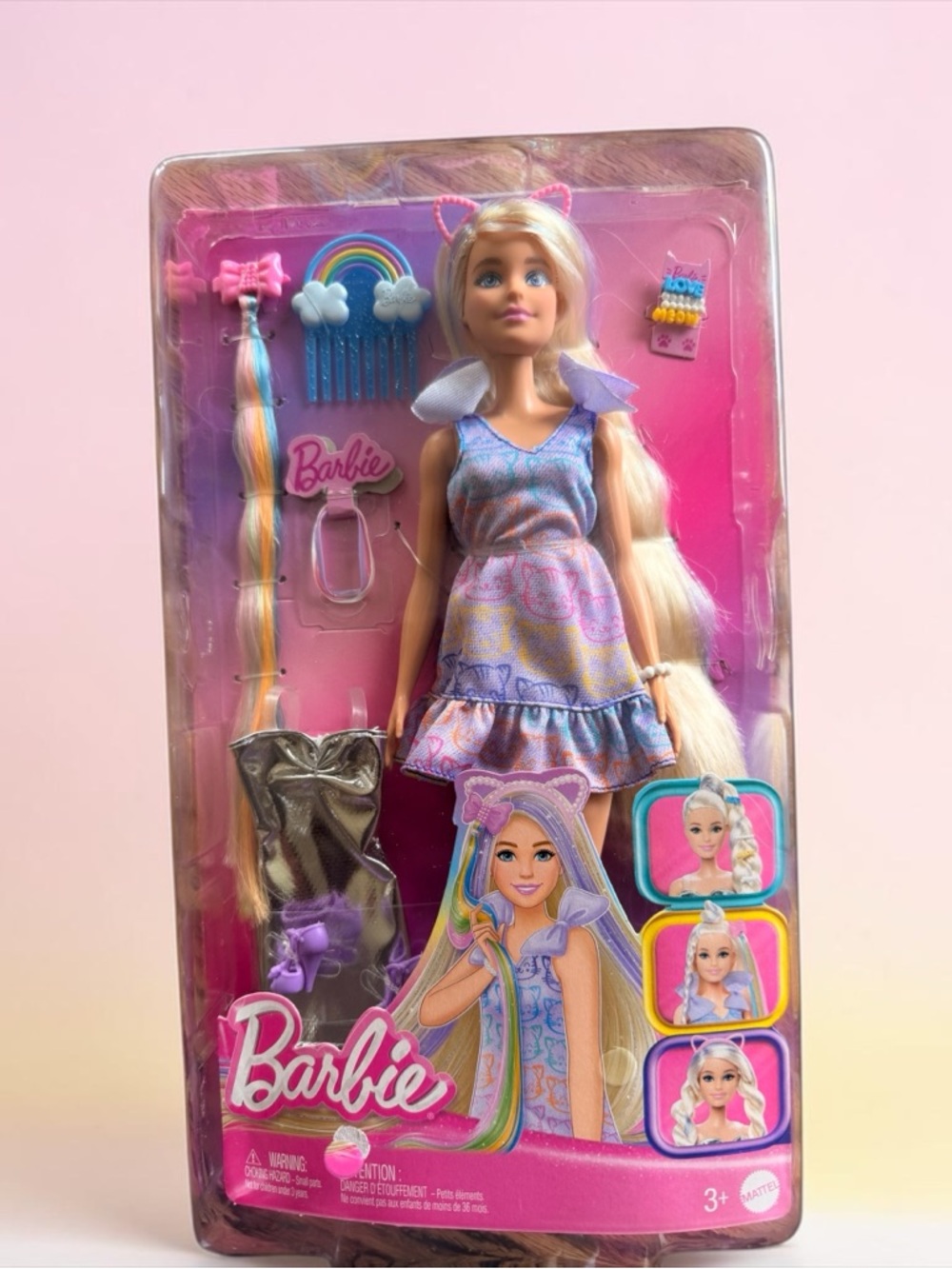 Barbie Hair Styling Doll w/ Accessories 💖 Extra Looks Playset